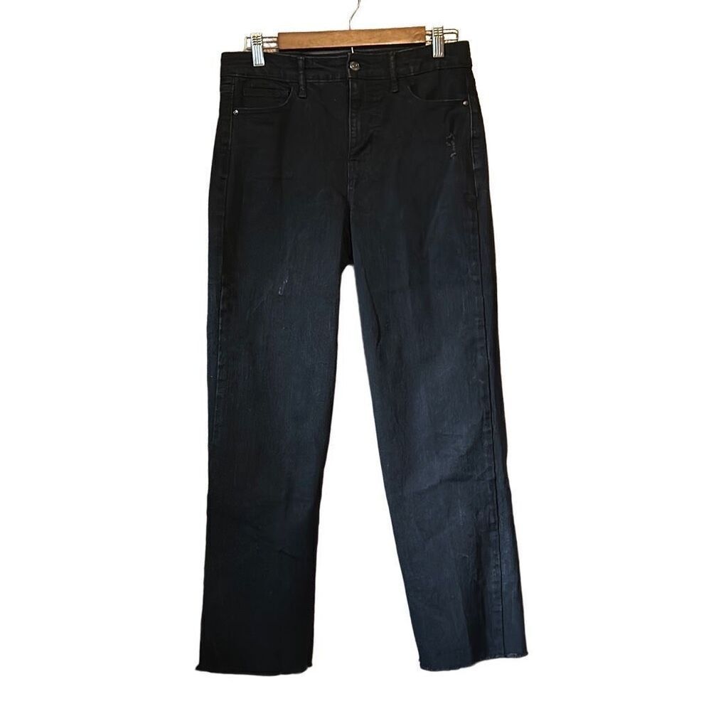 Social Standard by Sanctuary Black Wash High Rise Straight Leg Jeans